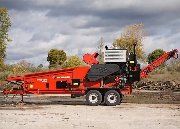 Side of New Morbark Horizontal Grinder for Sale
